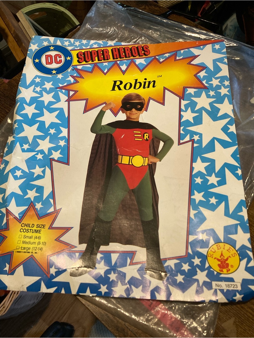 Vintage Rubies DC Robin costume